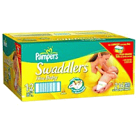 Swaddlers, Size 1-2, Economy Plus Pack by Pampers