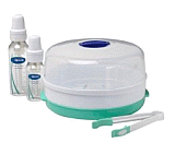 Four Bottle Microwave Steam Sterilizer