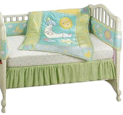 Iridescent Moon Crib Set